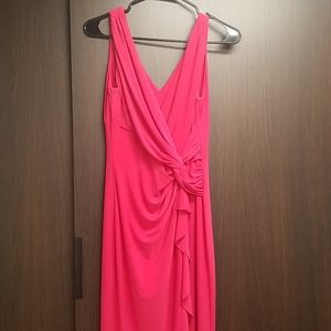 Lauren by Ralph Lauren pink evening gown
